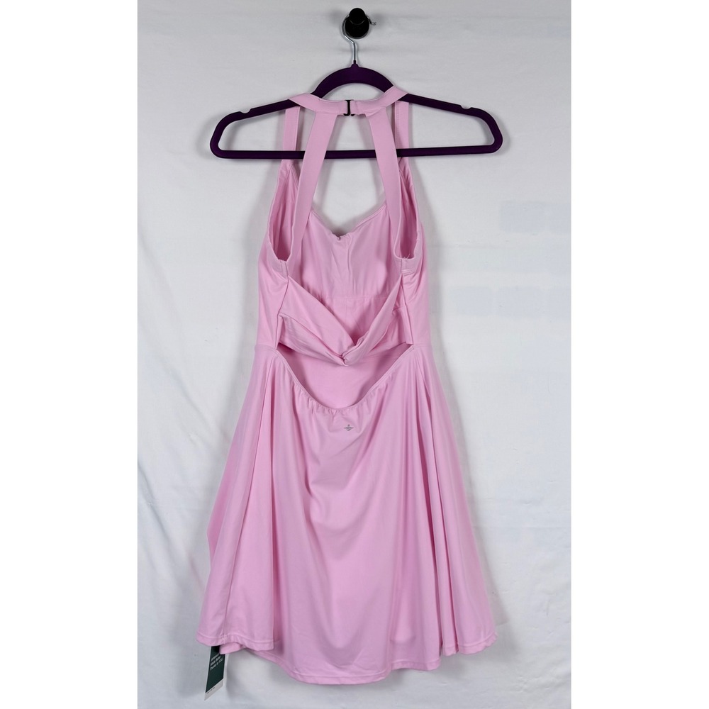 Halara SoftlyZero™ Airy Backless Twisted InstantCool Easy Peezy Dress S Pink - Picture 6 of 9
